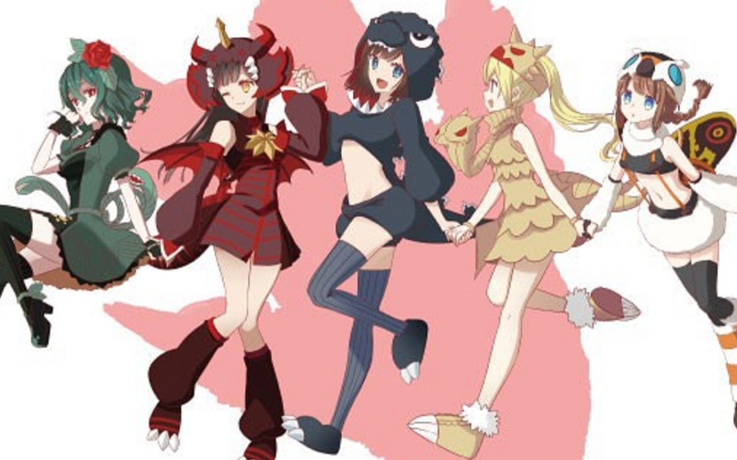 【东宝怪兽娘】娘化哥斯拉, 魔斯拉, 基多拉。。